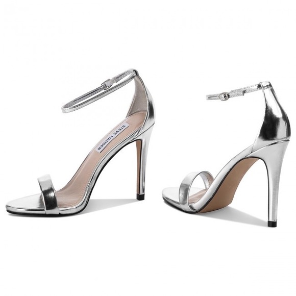 Steve Madden elegant sandals ankle strap - silver - Picture 13 of 13